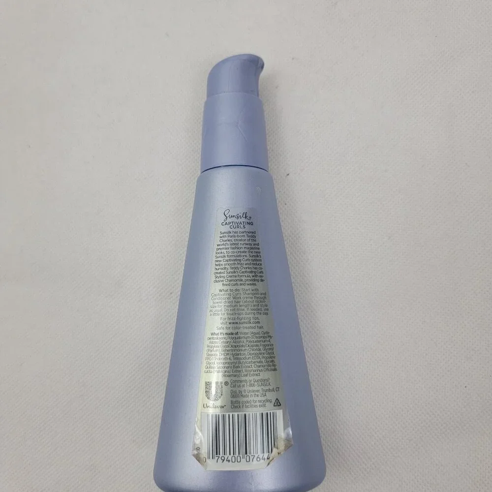 SUNSILK Captivating Curls Styling Creme 5 oz Used